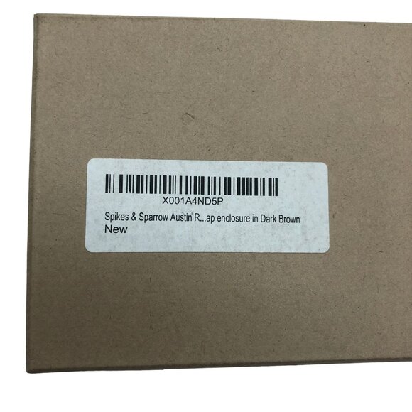 Spikes & Sparrow Austin RFID Protected Leather Wallet Dark Brown Trifold 16530 - Picture 8 of 8